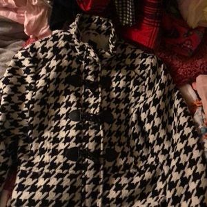 Houndstooth coat